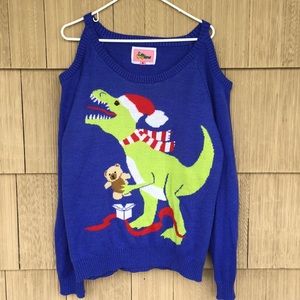 🦖 T-Rex Ugly Christmas Sweater